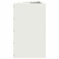 vidaXL Γωνιακό Ροδόδεντρο Λευκό 30 x 30 x 50 cm Ατσάλι