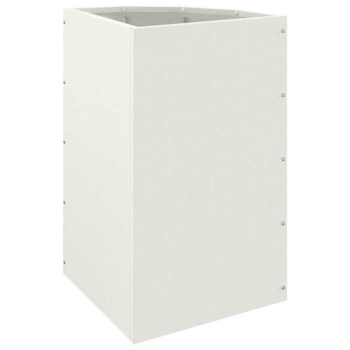 vidaXL Γωνιακό Ροδόδεντρο Λευκό 30 x 30 x 50 cm Ατσάλι