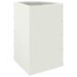 vidaXL Γωνιακό Ροδόδεντρο Λευκό 30 x 30 x 50 cm Ατσάλι