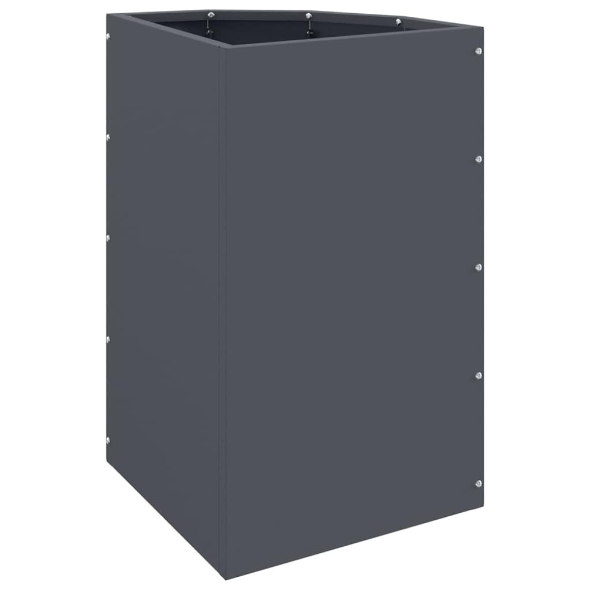 vidaXL Γωνιακό Ροδόδεντρο Ανθρακί 30 x 30 x 50 cm Ατσάλι