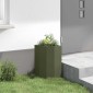 vidaXL Γωνιακό Ροδόδεντρο Λαδί 30 x 30 x 50 cm Ατσάλι