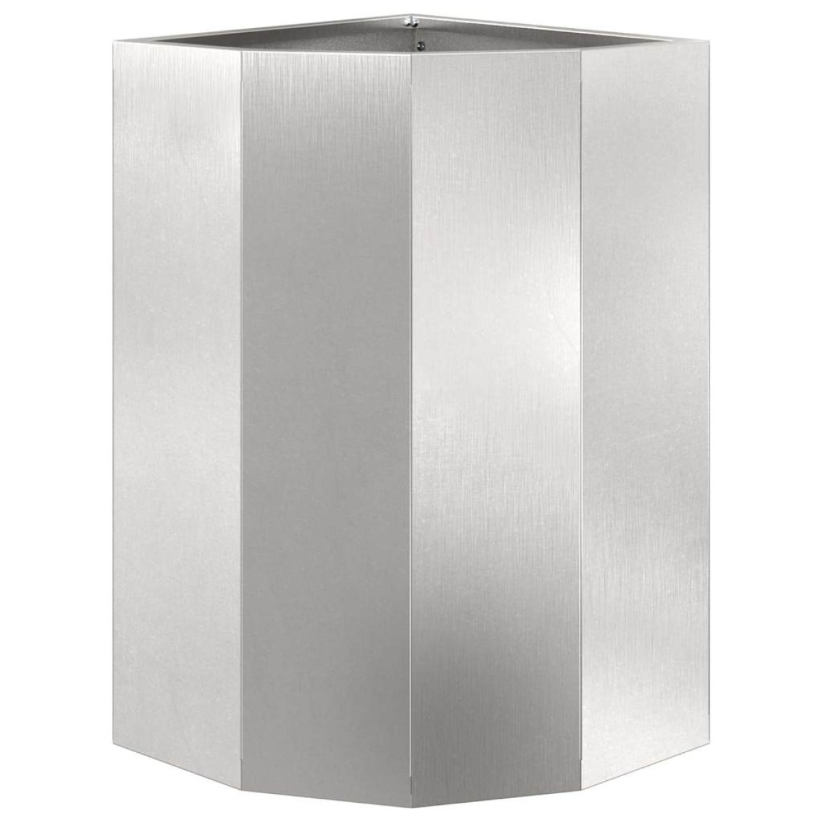 vidaXL Γωνιακό Ροδόδεντρο Ασημί 30 x 30 x 50 cm Ανοξείδωτο ατσάλι
