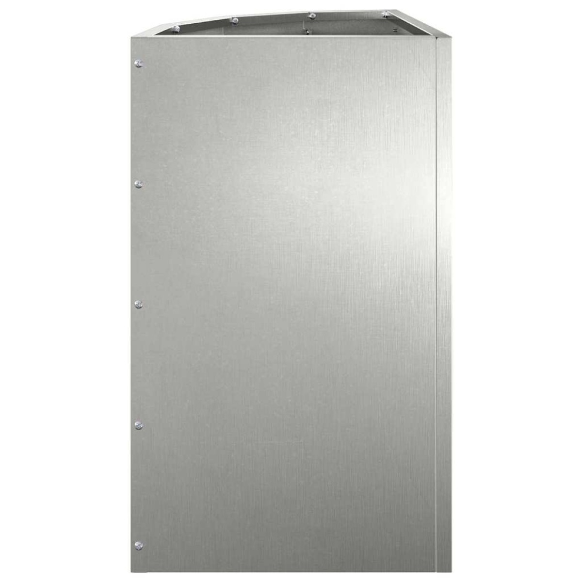 vidaXL Γωνιακό Ροδόδεντρο Ασημί 30 x 30 x 50 cm Ανοξείδωτο ατσάλι