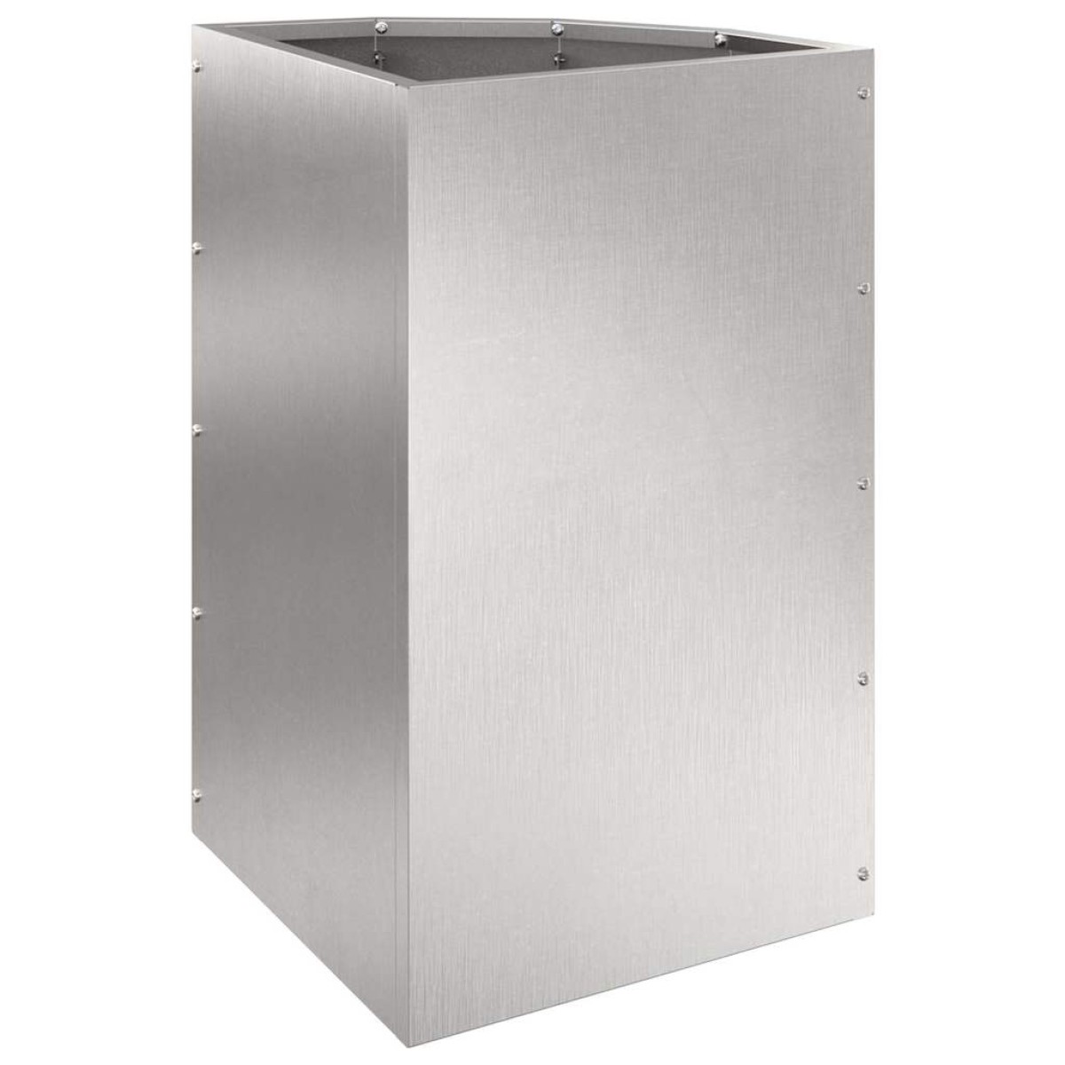 vidaXL Γωνιακό Ροδόδεντρο Ασημί 30 x 30 x 50 cm Ανοξείδωτο ατσάλι