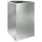 vidaXL Γωνιακό Ροδόδεντρο Ασημί 30 x 30 x 50 cm Γαλβανισμένος χάλυβας