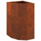 vidaXL Γωνιακό Ροδόδεντρο Σκ rusty 30 x 30 x 50 cm