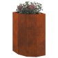 vidaXL Γωνιακό Ροδόδεντρο Σκ rusty 30 x 30 x 50 cm