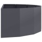 vidaXL Γλάστρα Ανθρακί 120 x 60 x 35 cm Ατσάλι