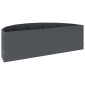 vidaXL Γλάστρα Ανθρακί 120 x 60 x 35 cm Ατσάλι