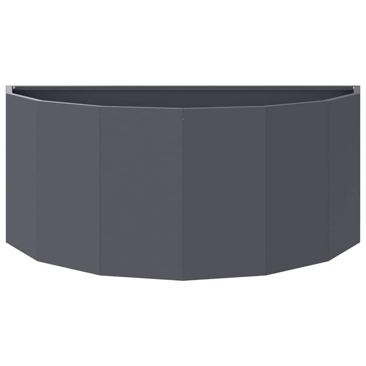 vidaXL Γλάστρα Ανθρακί 90 x 45 x 35 cm Ατσάλι