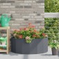 vidaXL Γλάστρα Ανθρακί 90 x 45 x 35 cm Ατσάλι