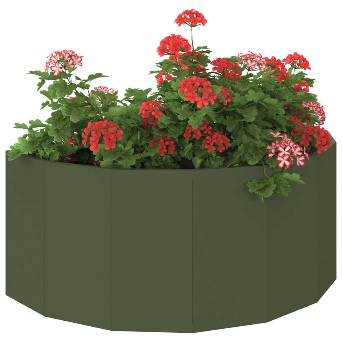 vidaXL Γλάστρα Ελιά Πράσινη 90 x 45 x 35 cm Ατσάλι
