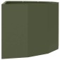 vidaXL Γλάστρα Ελιά Πράσινη 90 x 45 x 35 cm Ατσάλι