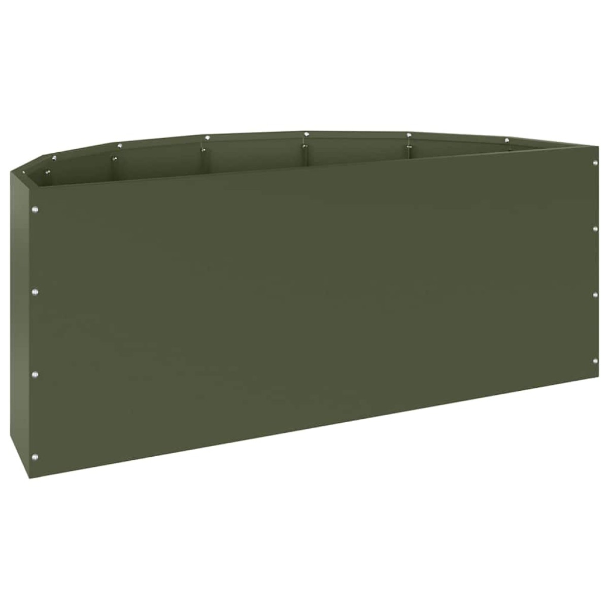 vidaXL Γλάστρα Ελιά Πράσινη 90 x 45 x 35 cm Ατσάλι