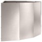 vidaXL Γλάστρα Ασημί 90 x 45 x 35 cm Ανοξείδωτο ατσάλι