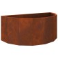 vidaXL Γλάστρα Σκ rusty 90 x 45 x 35 cm Ατσάλι Σκληρυθέν στον Αέρα