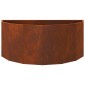 vidaXL Γλάστρα Σκ rusty 90 x 45 x 35 cm Ατσάλι Σκληρυθέν στον Αέρα