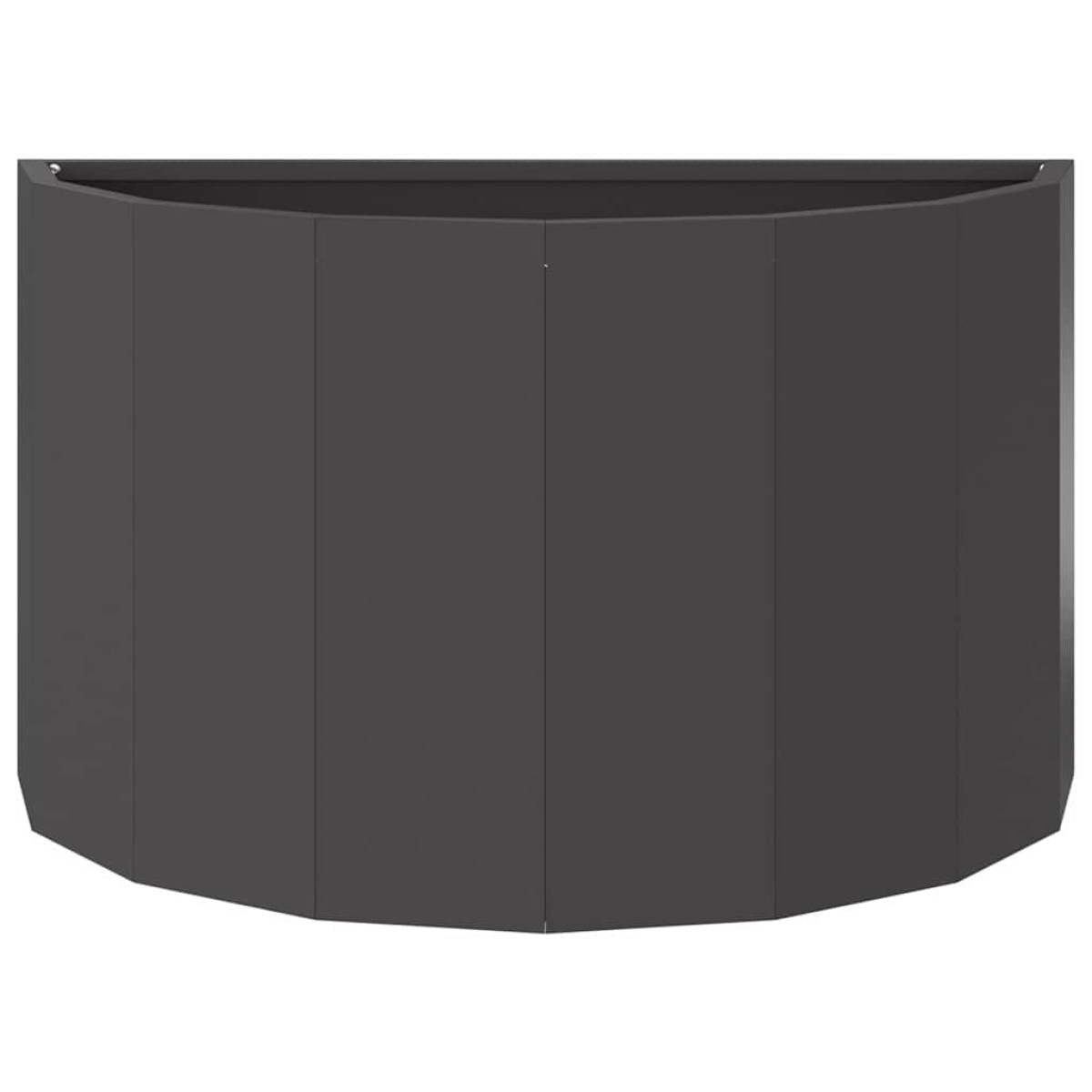 vidaXL Γλάστρα Μαύρο 60 x 30 x 35 εκ Ατσάλι