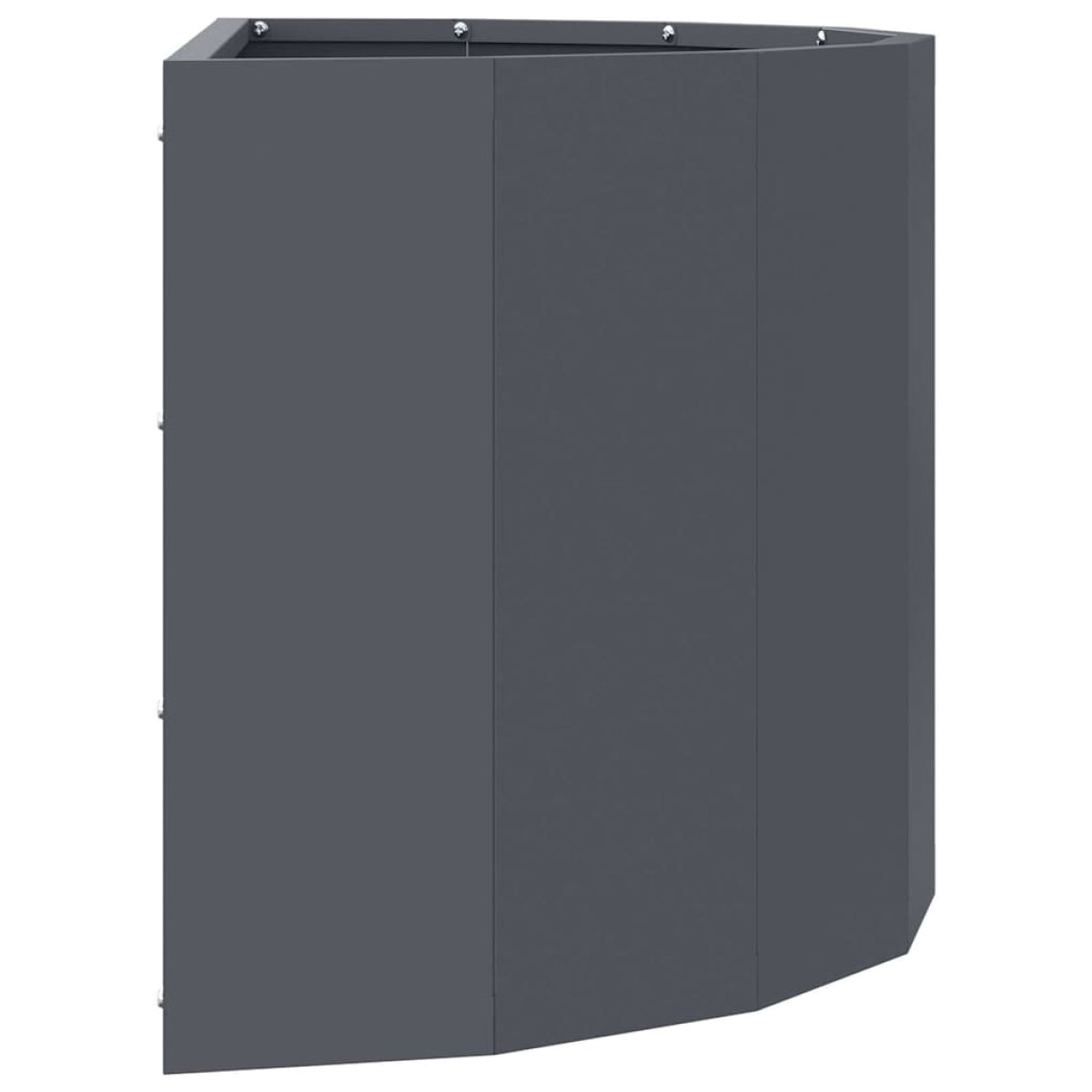 vidaXL Γλάστρα Ανθρακί 60 x 30 x 35 εκ Ατσάλι