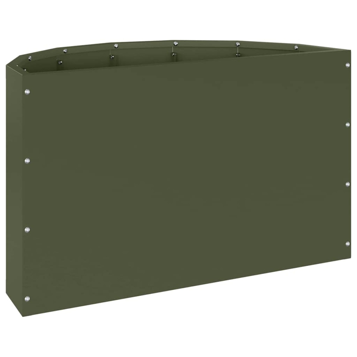 vidaXL Γλάστρα Ελιά Πράσινη 60 x 30 x 35 εκ Ατσάλι