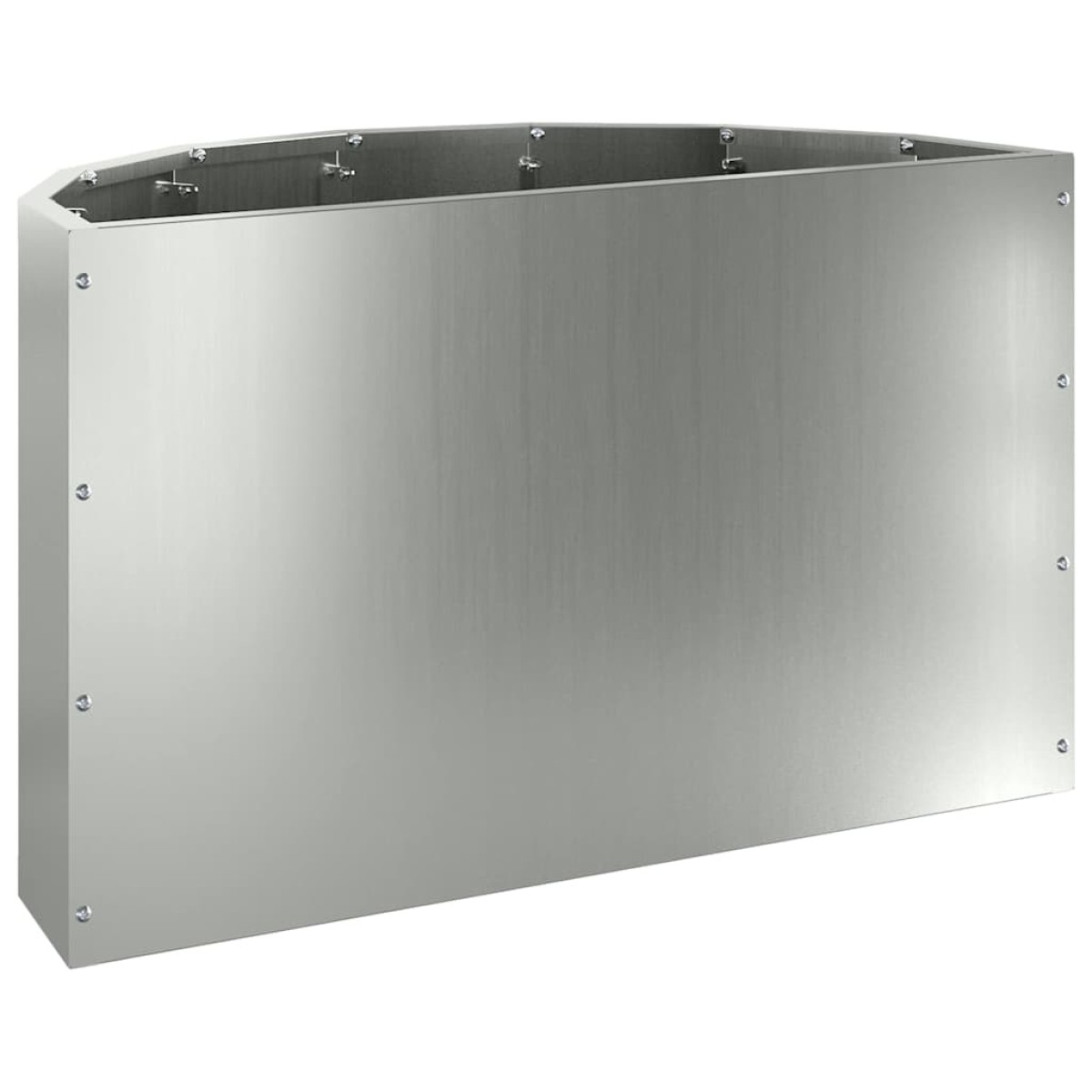 vidaXL Γλάστρα Ασημί 60 x 30 x 35 εκ Επικαλυμμένος Χάλυβας