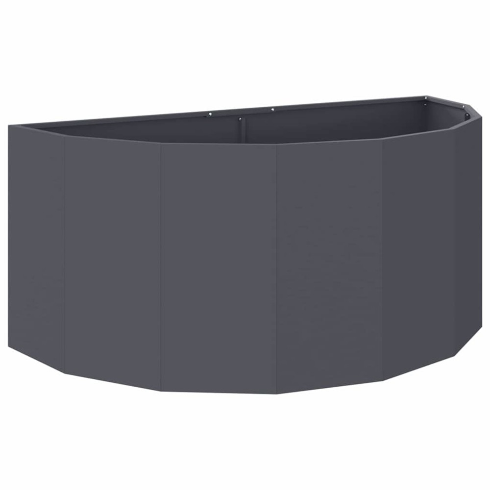 vidaXL Γλάστρα Ανθρακί 120 x 60 x 50 εκ. Ατσάλι
