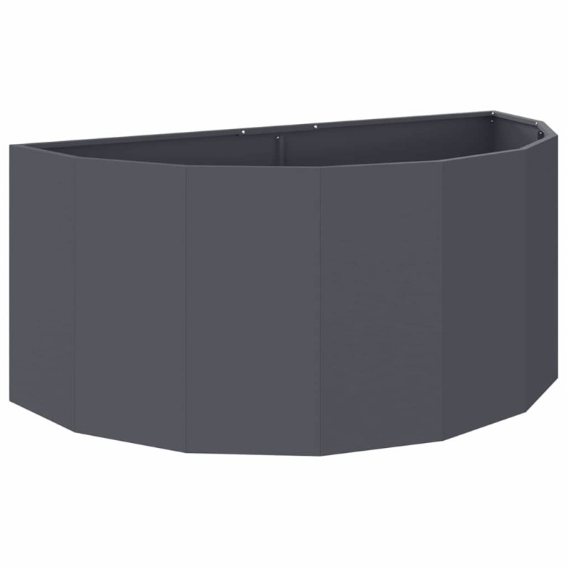 vidaXL Γλάστρα Ανθρακί 120 x 60 x 50 εκ. Ατσάλι