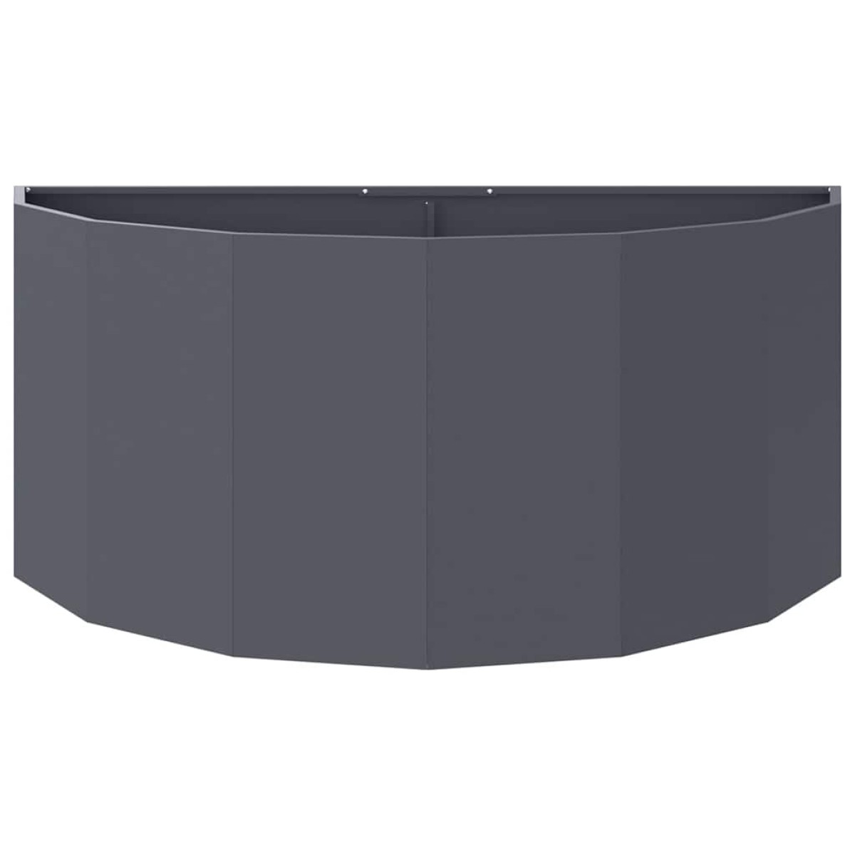 vidaXL Γλάστρα Ανθρακί 120 x 60 x 50 εκ. Ατσάλι