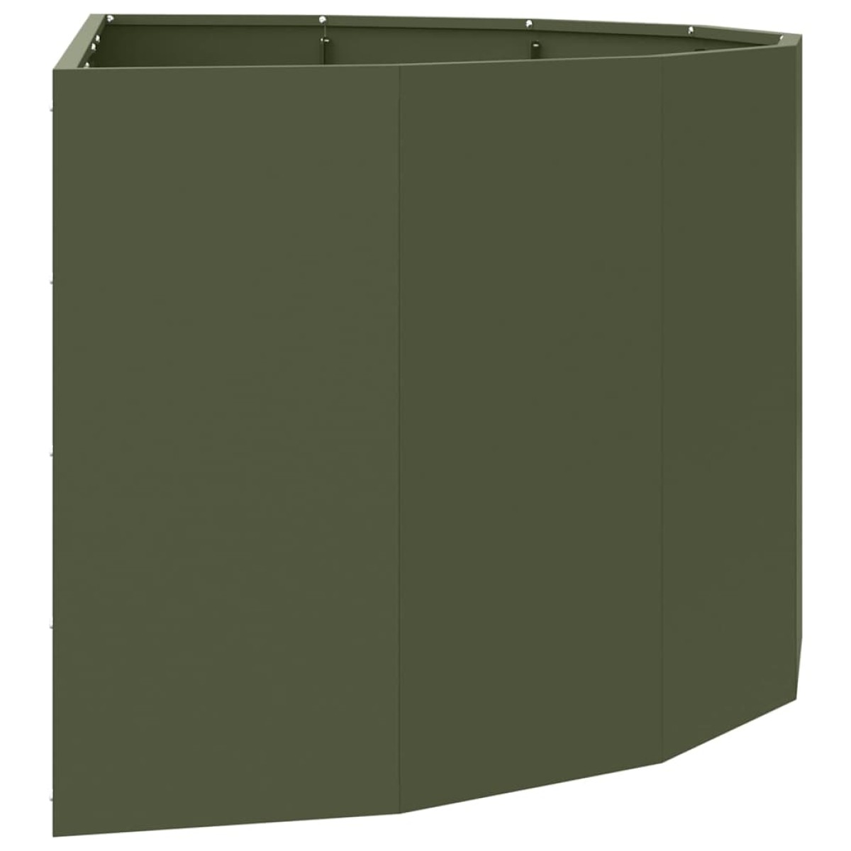 vidaXL Γλάστρα Ελιά Πράσινη 120 x 60 x 50 εκ. Ατσάλι