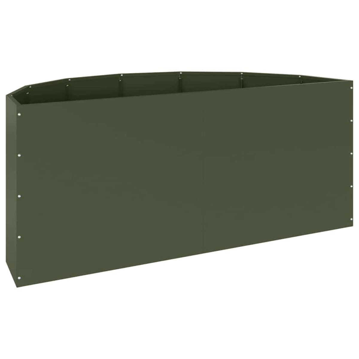 vidaXL Γλάστρα Ελιά Πράσινη 120 x 60 x 50 εκ. Ατσάλι