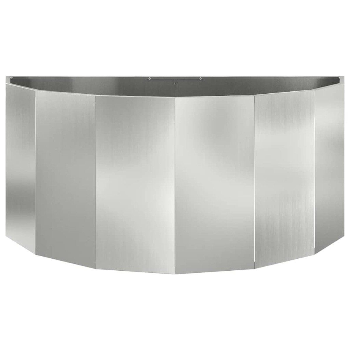 vidaXL Γλάστρα Ασημί 120 x 60 x 50 εκ. Επικαλυμμένος Χάλυβας