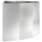 vidaXL Γλάστρα Ασημί 120 x 60 x 50 εκ. Επικαλυμμένος Χάλυβας