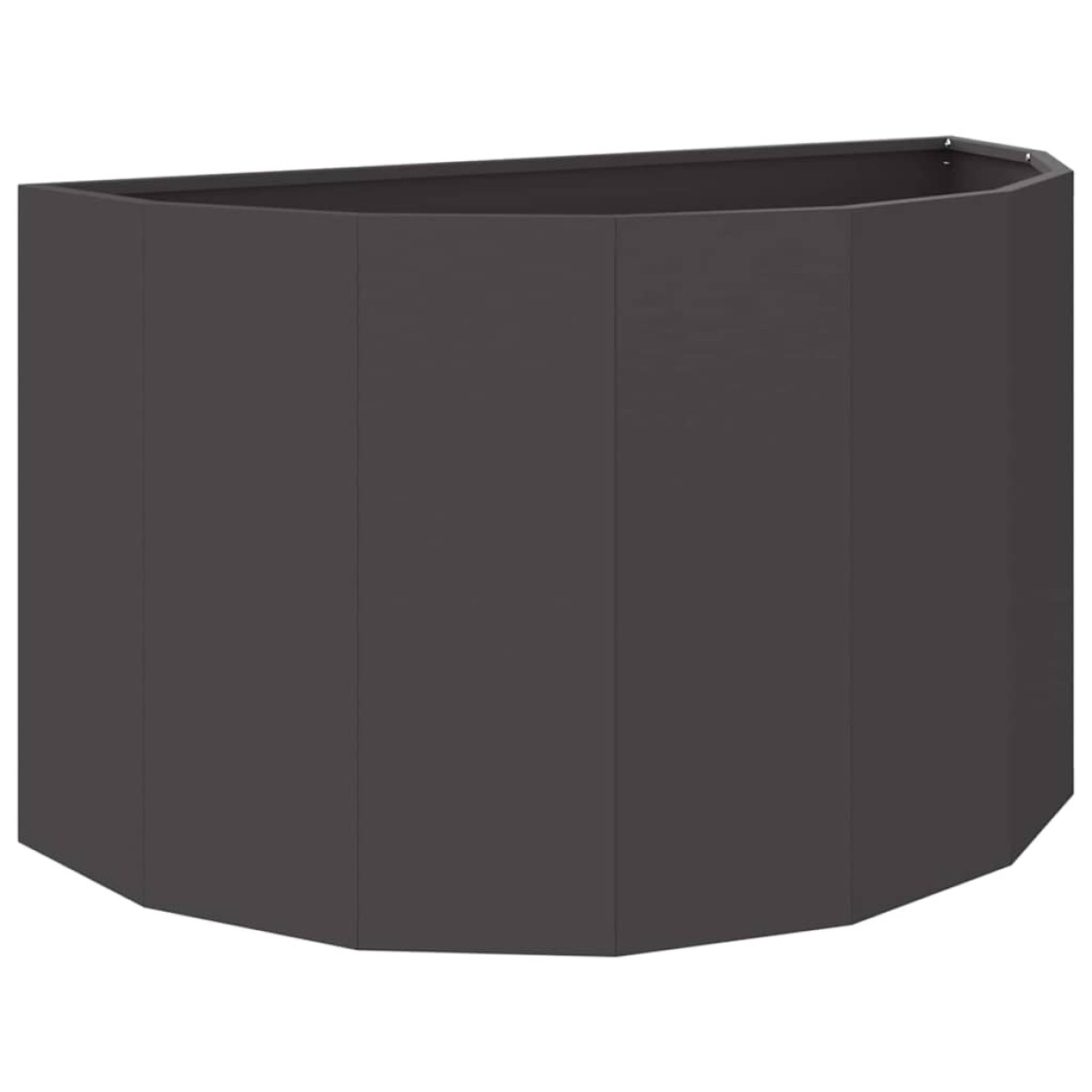vidaXL Γλάστρα Μαύρο 90 x 45 x 50 εκ. Ατσάλι