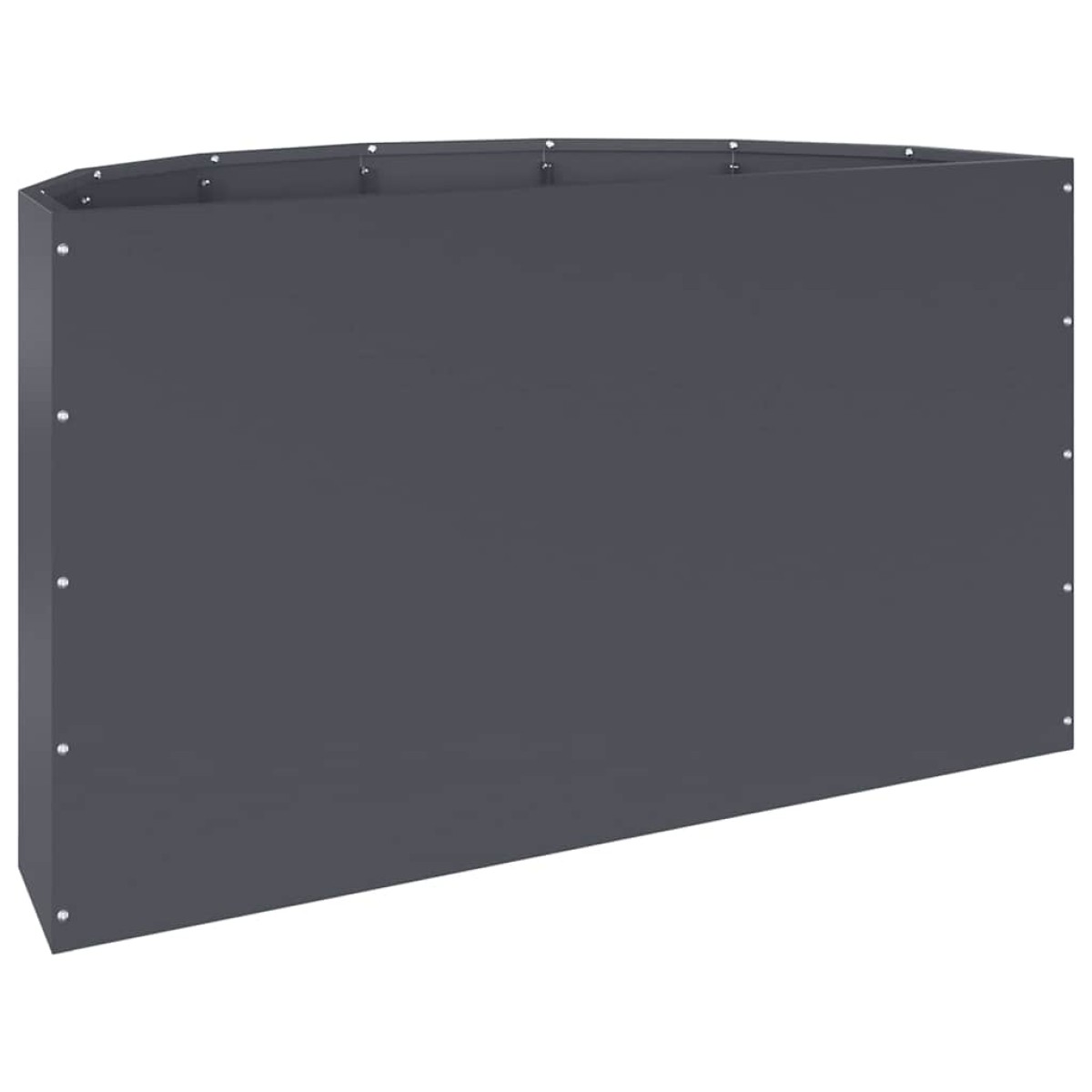 vidaXL Γλάστρα Ανθρακί 90 x 45 x 50 εκ. Ατσάλι