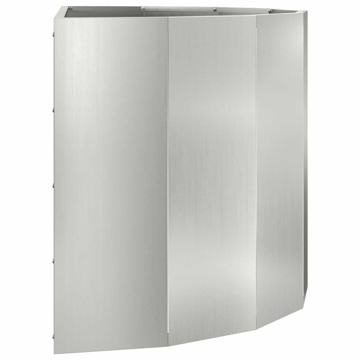 vidaXL Γλάστρα Ασημί 90 x 45 x 50 εκ. Επικαλυμμένος Χάλυβας