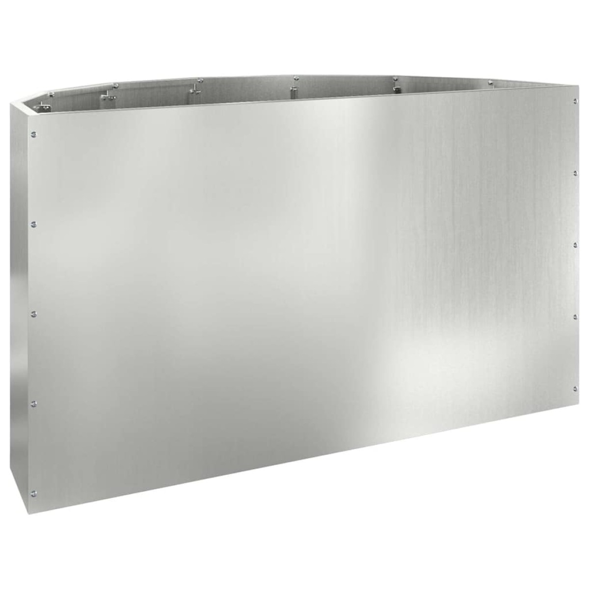 vidaXL Γλάστρα Ασημί 90 x 45 x 50 εκ. Επικαλυμμένος Χάλυβας