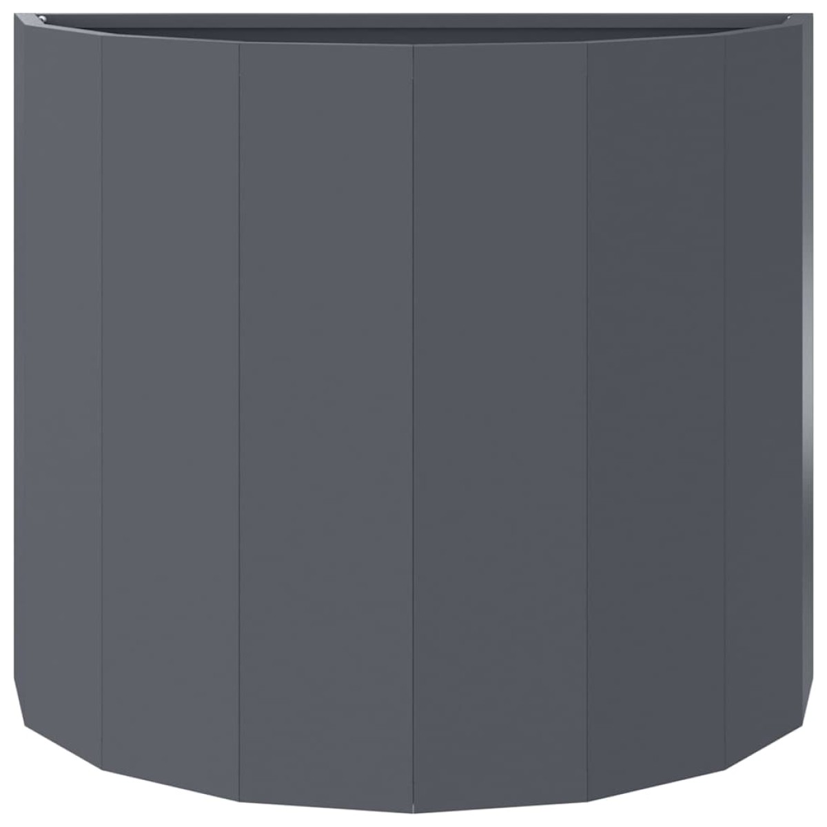 vidaXL Γλάστρα Ανθρακί 60 x 30 x 50 εκ. Ατσάλι