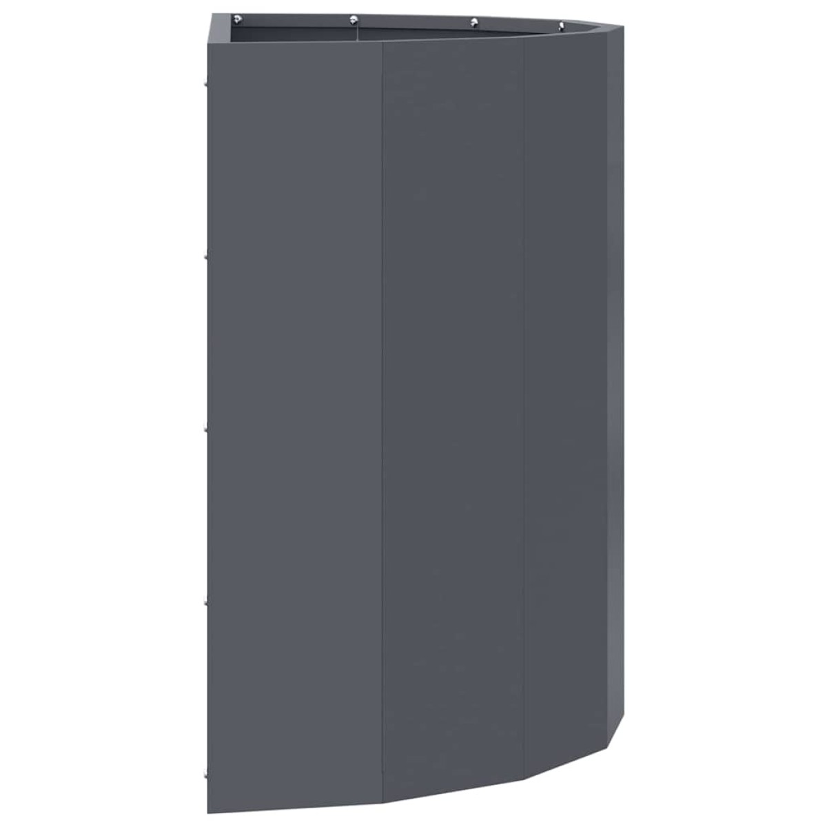 vidaXL Γλάστρα Ανθρακί 60 x 30 x 50 εκ. Ατσάλι