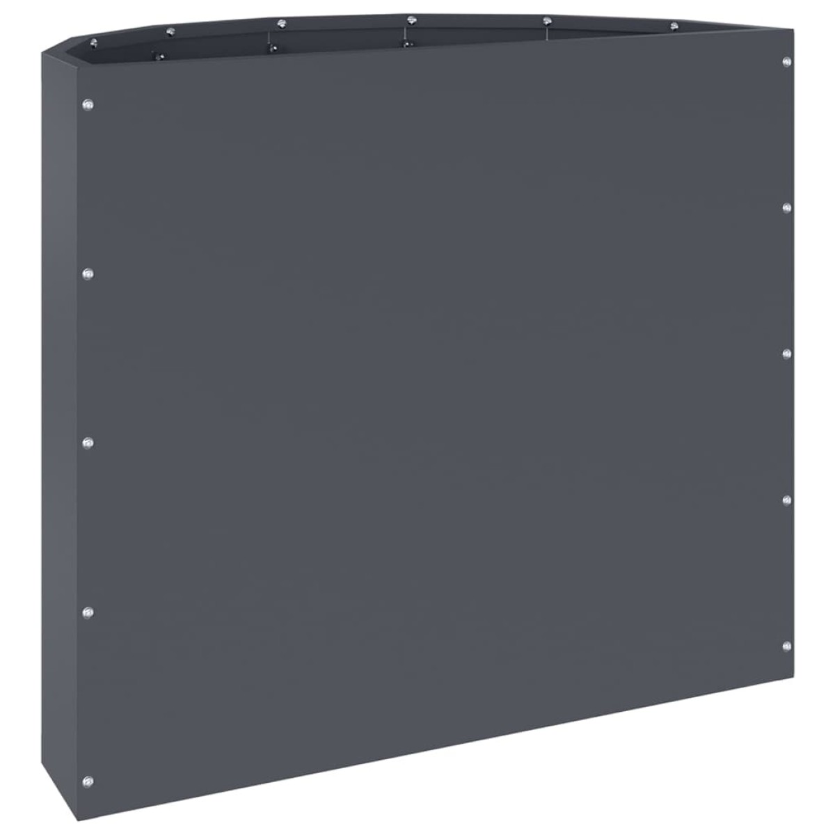 vidaXL Γλάστρα Ανθρακί 60 x 30 x 50 εκ. Ατσάλι
