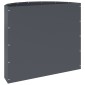 vidaXL Γλάστρα Ανθρακί 60 x 30 x 50 εκ. Ατσάλι