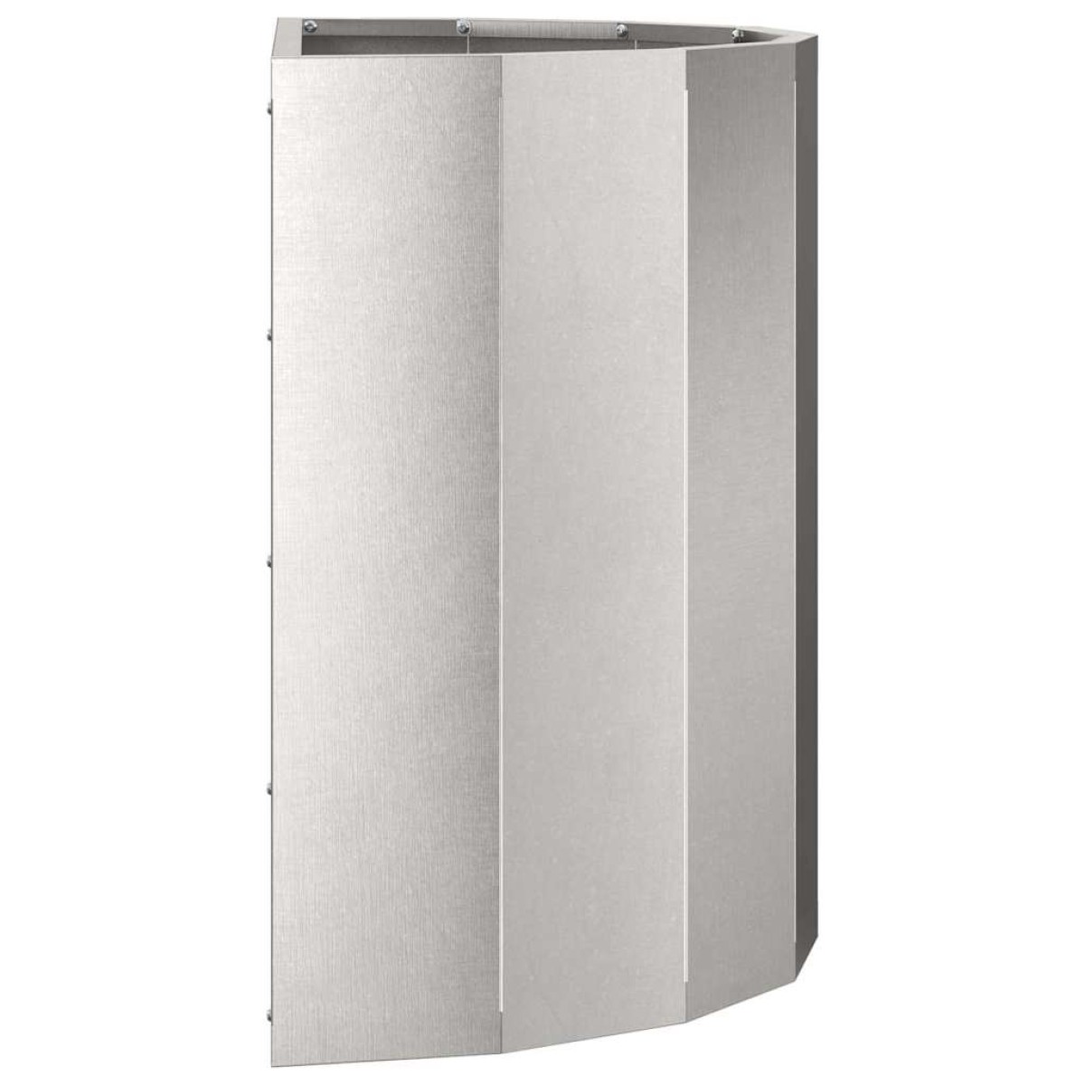 vidaXL Γλάστρα Ασημί 60 x 30 x 50 εκ. Ανοξείδωτο ατσάλι