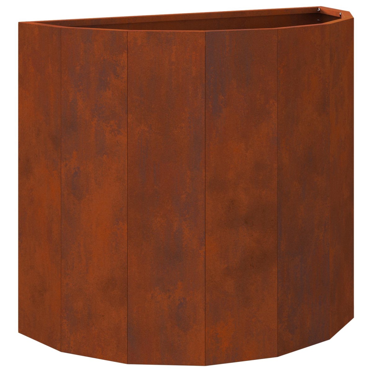 vidaXL Γλάστρα Σκ rusty 60 x 30 x 50 εκ. Ατσάλι Σκληρυθέν στον Αέρα