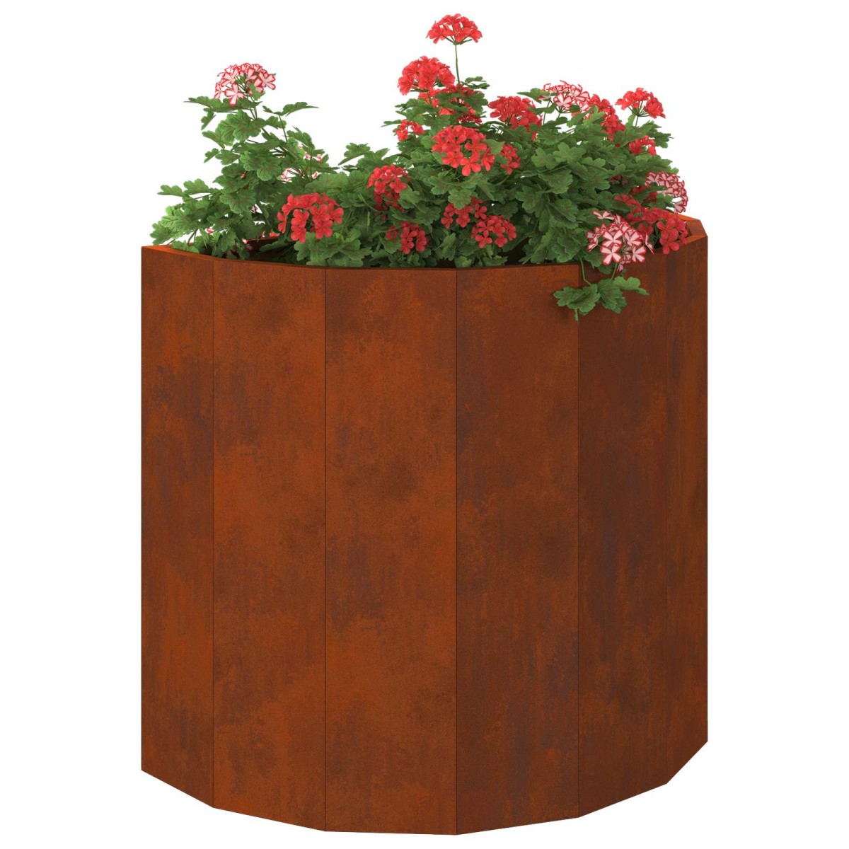 vidaXL Γλάστρα Σκ rusty 60 x 30 x 50 εκ. Ατσάλι Σκληρυθέν στον Αέρα