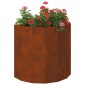 vidaXL Γλάστρα Σκ rusty 60 x 30 x 50 εκ. Ατσάλι Σκληρυθέν στον Αέρα