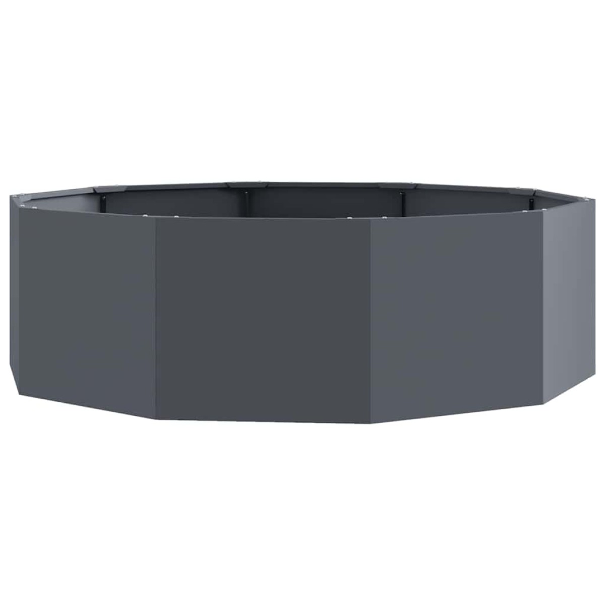 vidaXL Γλάστρα Ανθρακί 120 x 120 x 35 εκ Ατσάλι