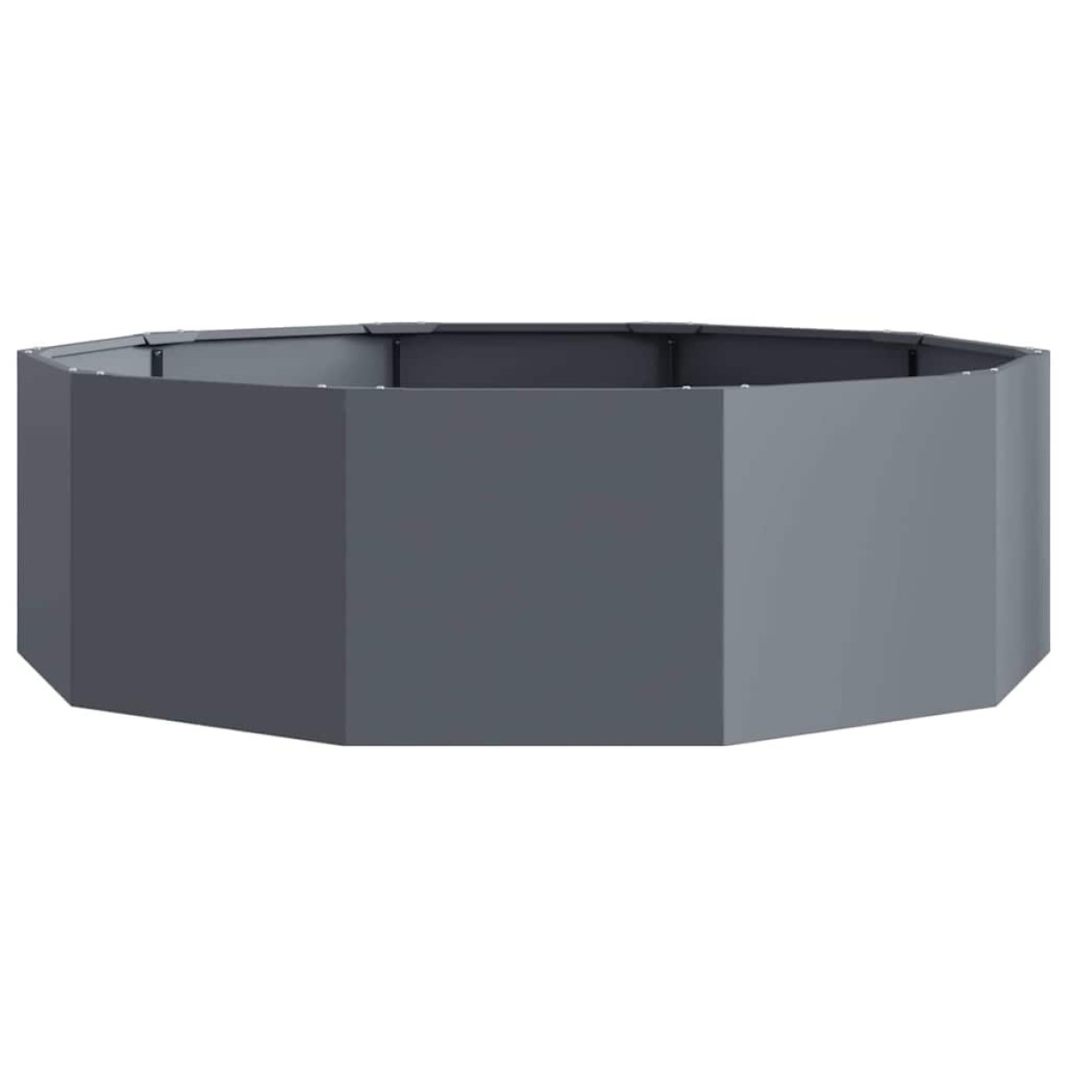 vidaXL Γλάστρα Ανθρακί 120 x 120 x 35 εκ Ατσάλι