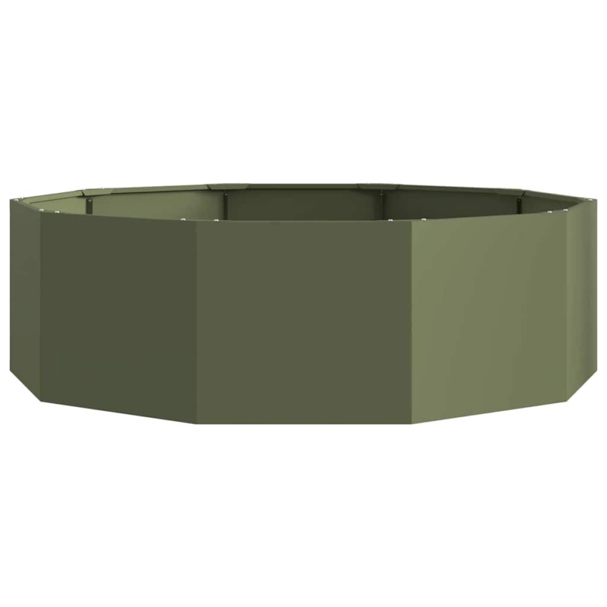 vidaXL Γλάστρα Ελιά Πράσινη 120 x 120 x 35 εκ Ατσάλι