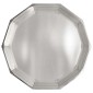vidaXL Γλάστρα Ασημί 120 x 120 x 35 εκ Ανοξείδωτο ατσάλι