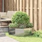 vidaXL Γλάστρα Ασημί 120 x 120 x 35 εκ Επικαλυμμένος Χάλυβας