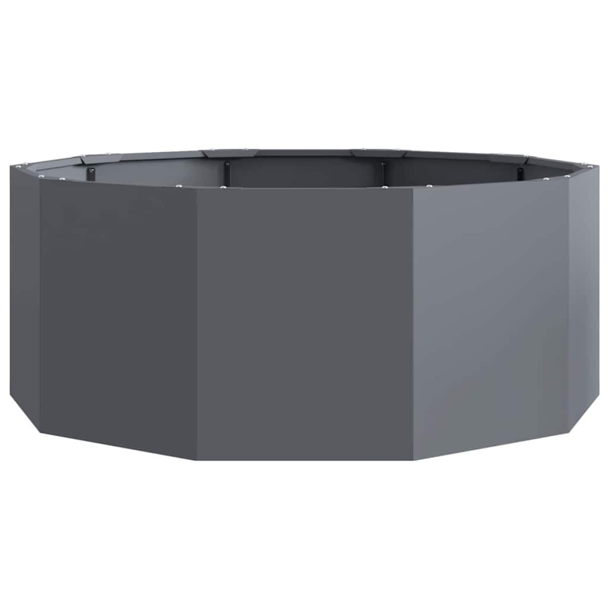 vidaXL Γλάστρα Ανθρακί 90 x 90 x 35 εκ Ατσάλι